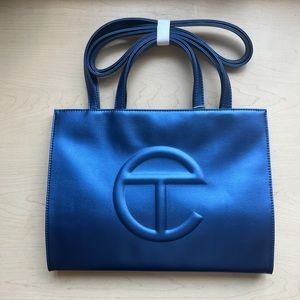 COBALT BLUE BRAND NEW TELFAR BAG